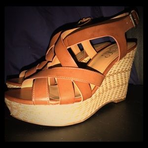 Franco sarto wedges! Never worn